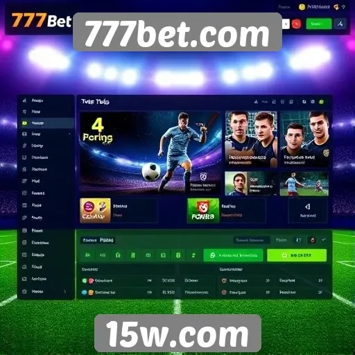 Interface do usuário e navegação no 777bet.com